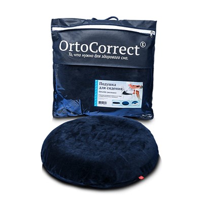 Подушка анатомическая OrtoCorrect кольцо для сидения OrtoSit 45х15х7,5 см - фото 6376