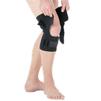 Бандаж разъемный на коленный сустав с полицентрическими шарнирами Т.44.28 (Т-8508)
